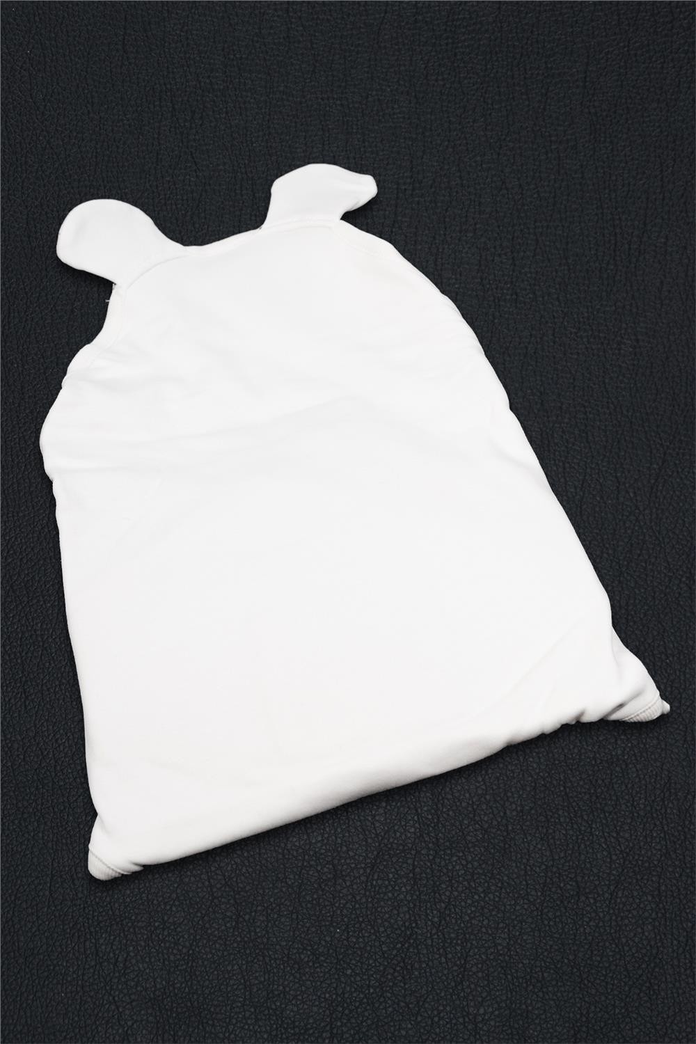 Unisex Bebek Beyaz Yıldızlı Ayıcıklı Kundak