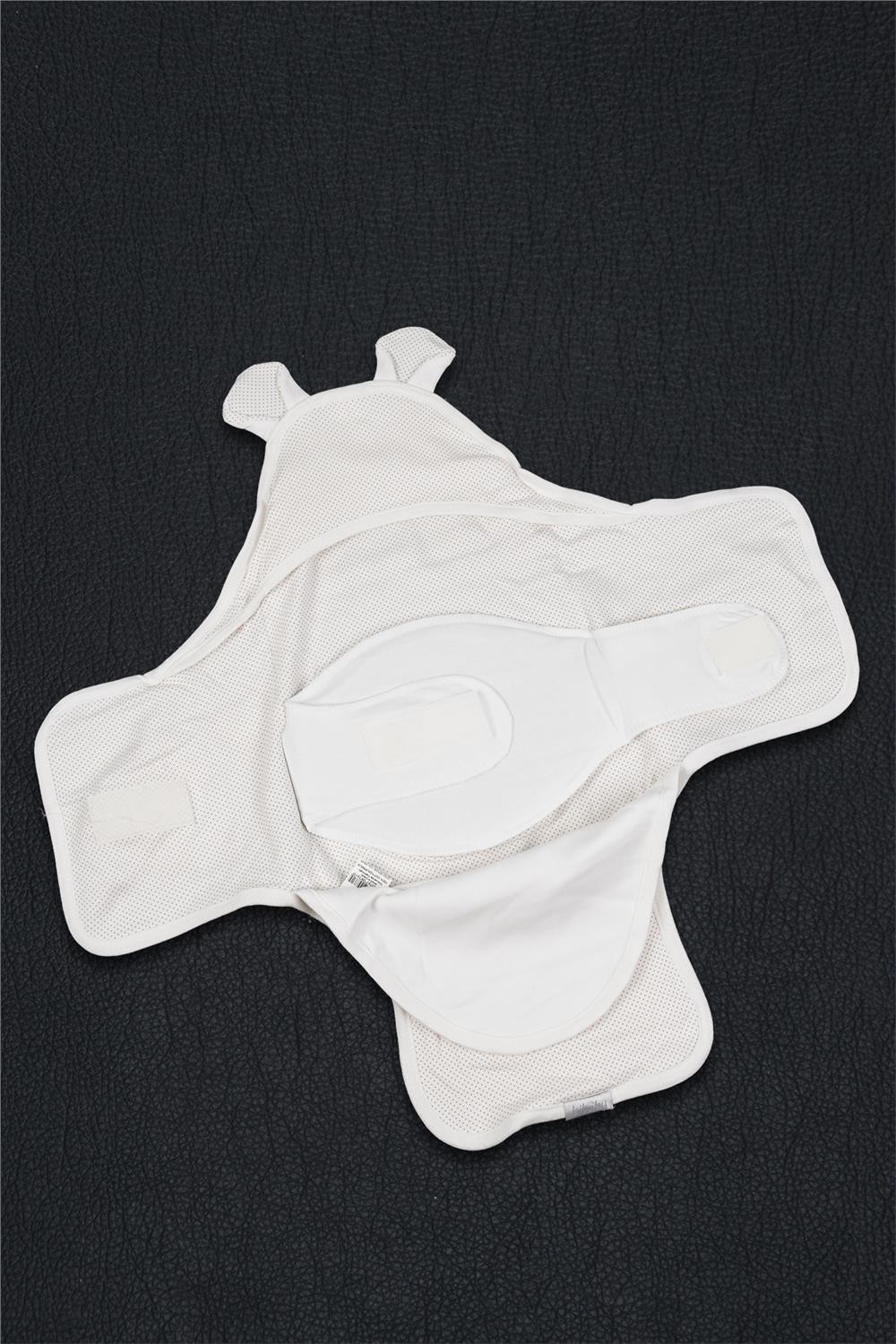 Unisex Bebek Beyaz Yıldızlı Ayıcıklı Kundak