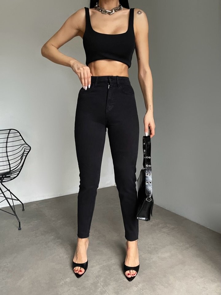 Kadın Yüksek Bel Skny Jeans Pantolon