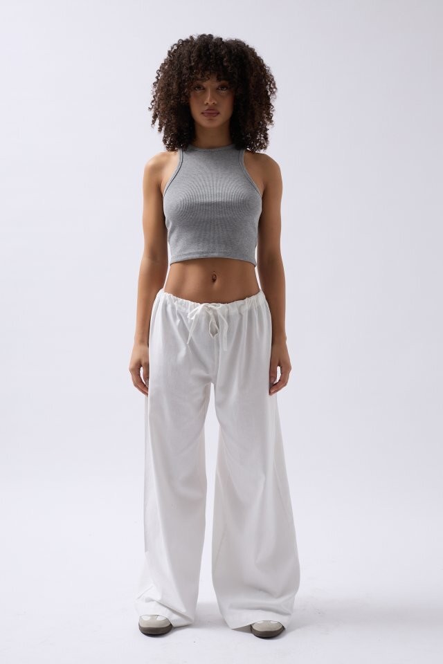 Halter Yaka Crop