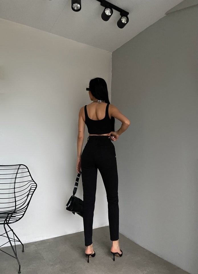 Kadın Yüksek Bel Skny Jeans Pantolon