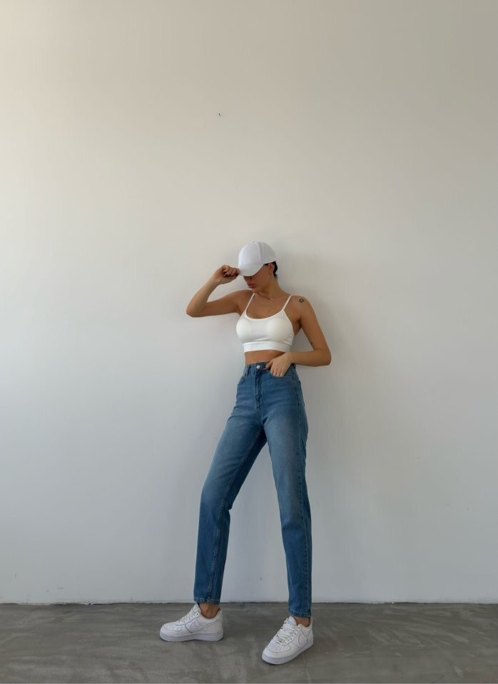 Kadın Yüksek Bel Skny Jeans Pantolon