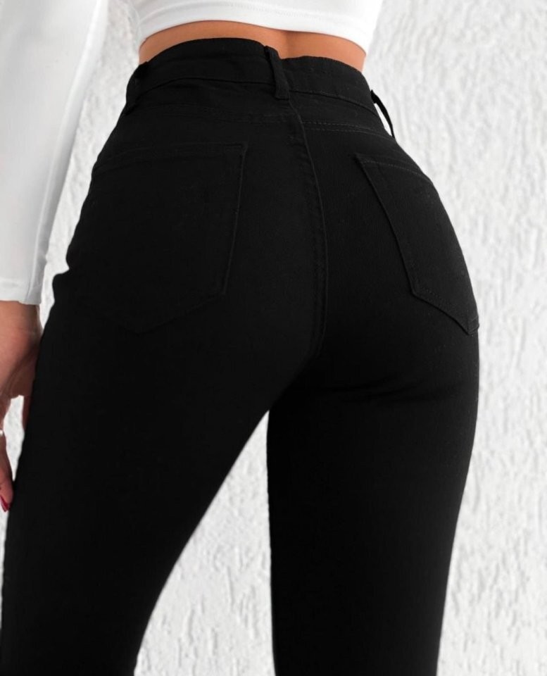 Kadın Yüksek Bel Skny Jeans Pantolon