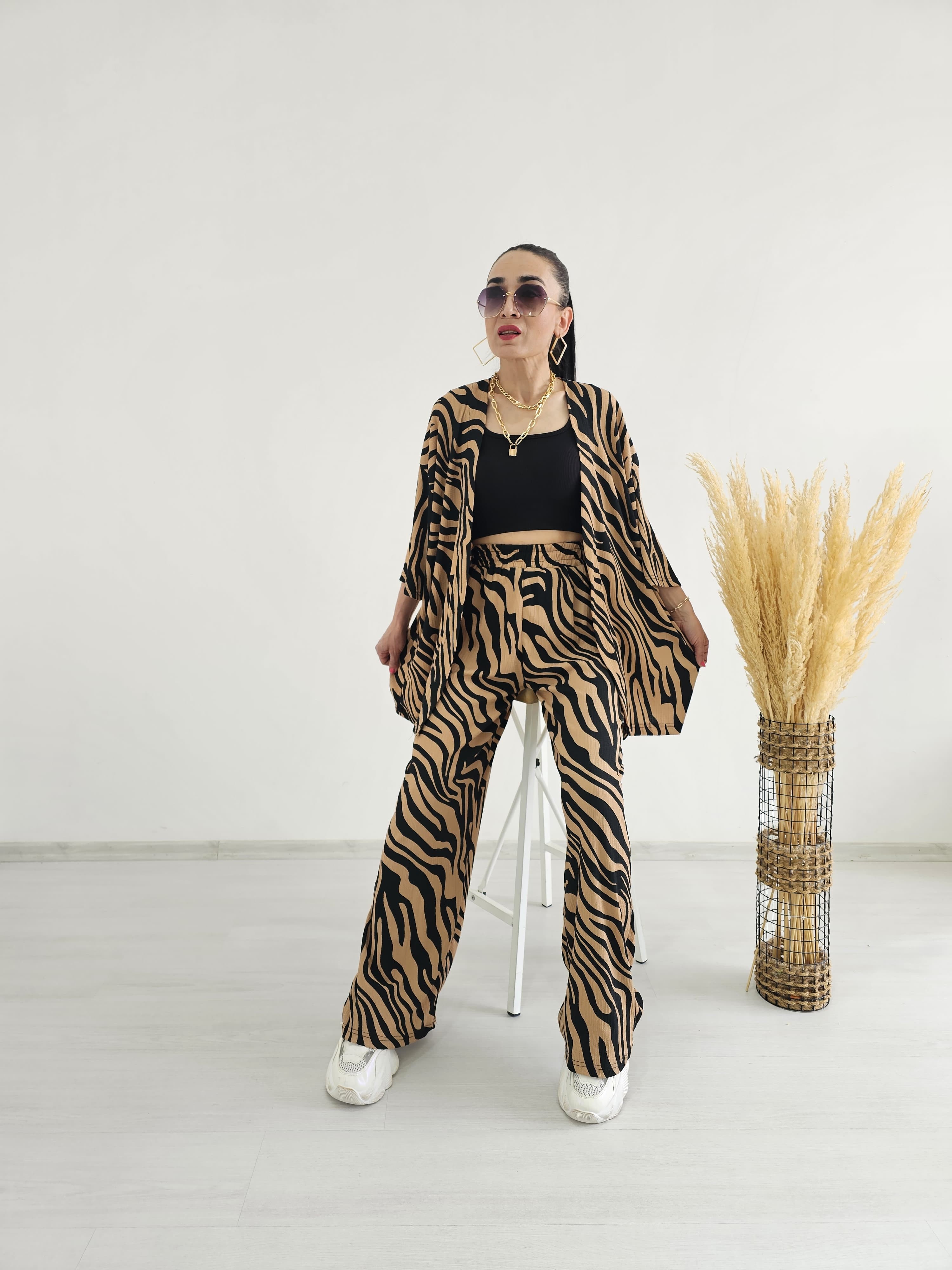 Zebra Kimono Takımı
