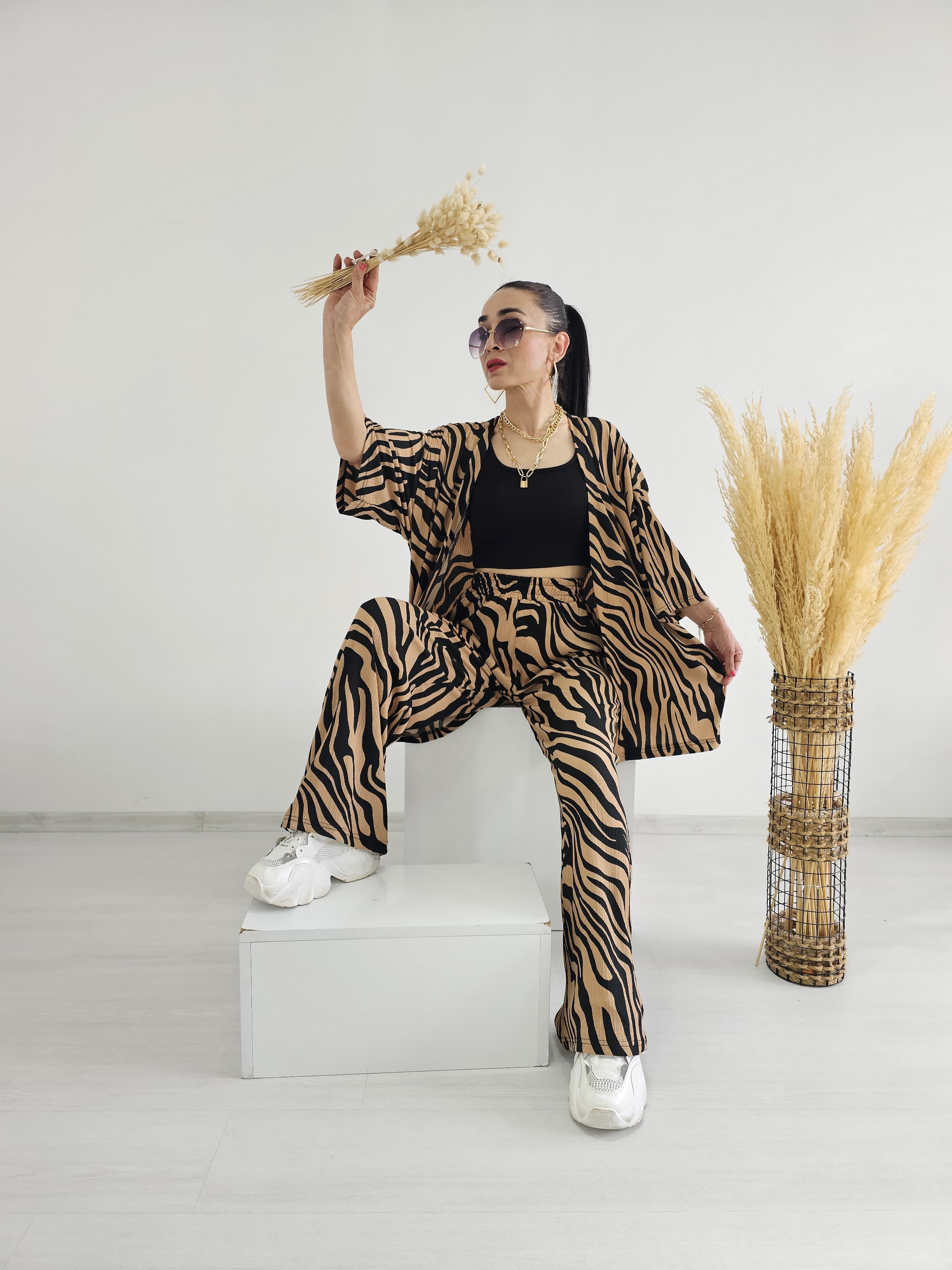 Zebra Kimono Takımı