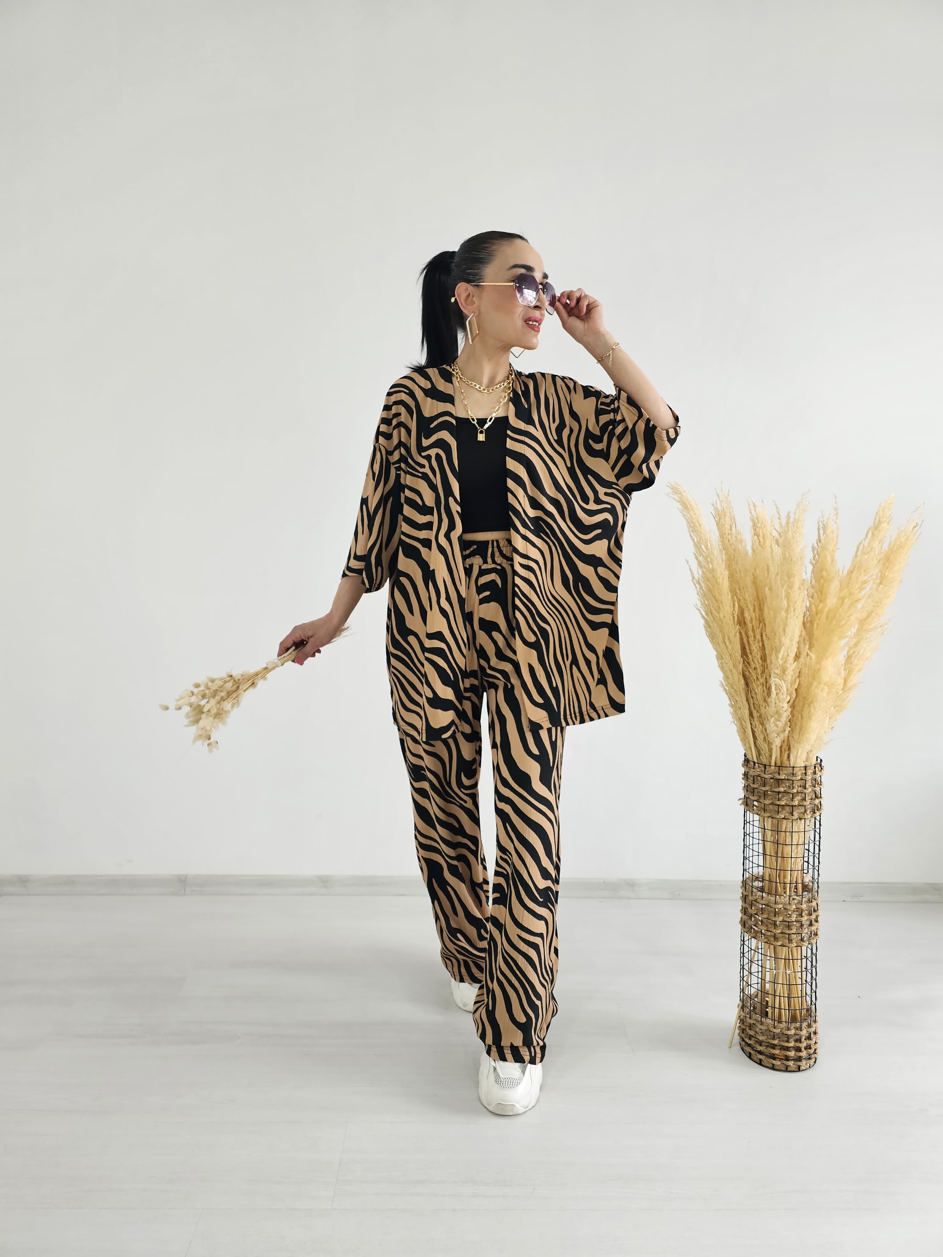 Zebra Kimono Takımı