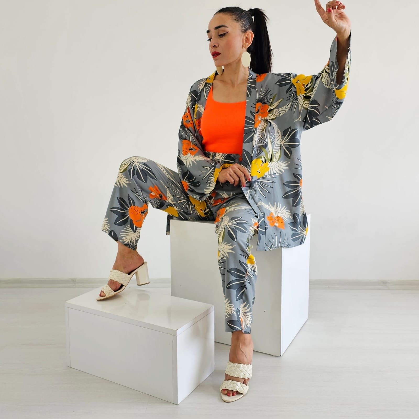 BTX Havuç Kimono Takım