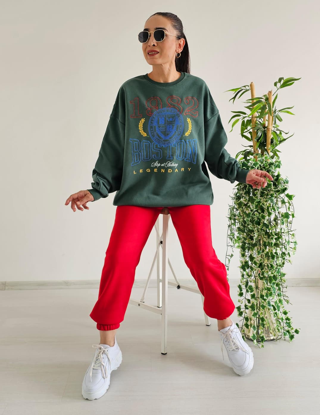 Boston Baskı Eşofman Takımı