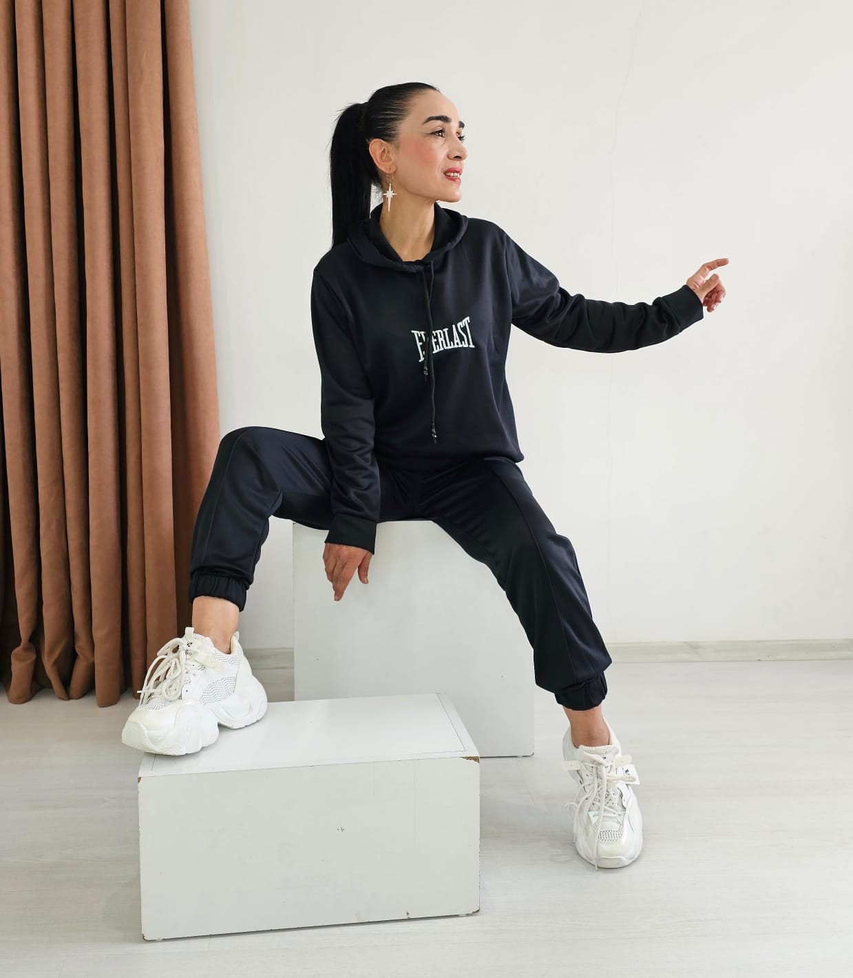 Everlast Baskı Scuba Eşofman Takımı - SİYAH