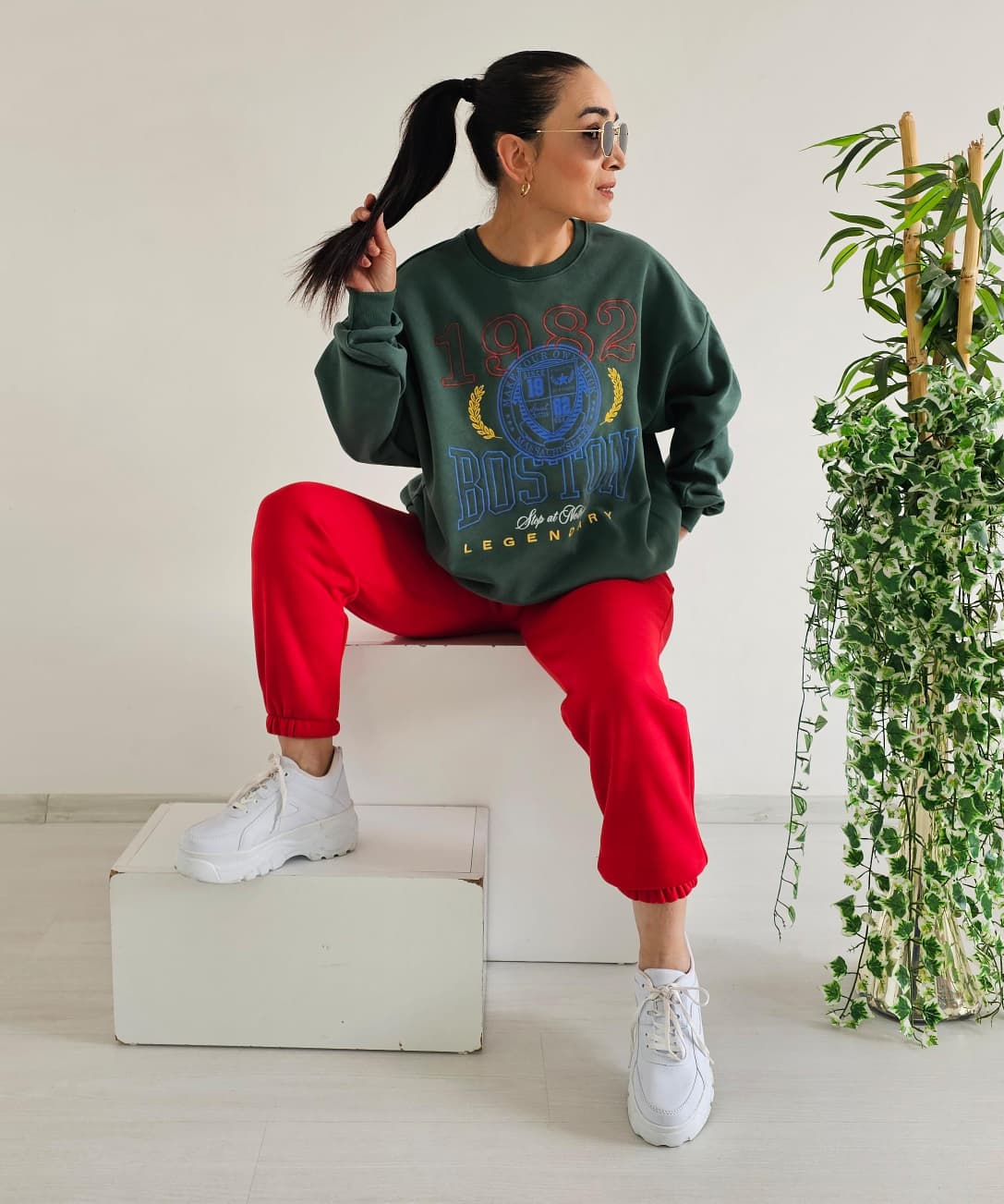 Boston Baskı Eşofman Takımı