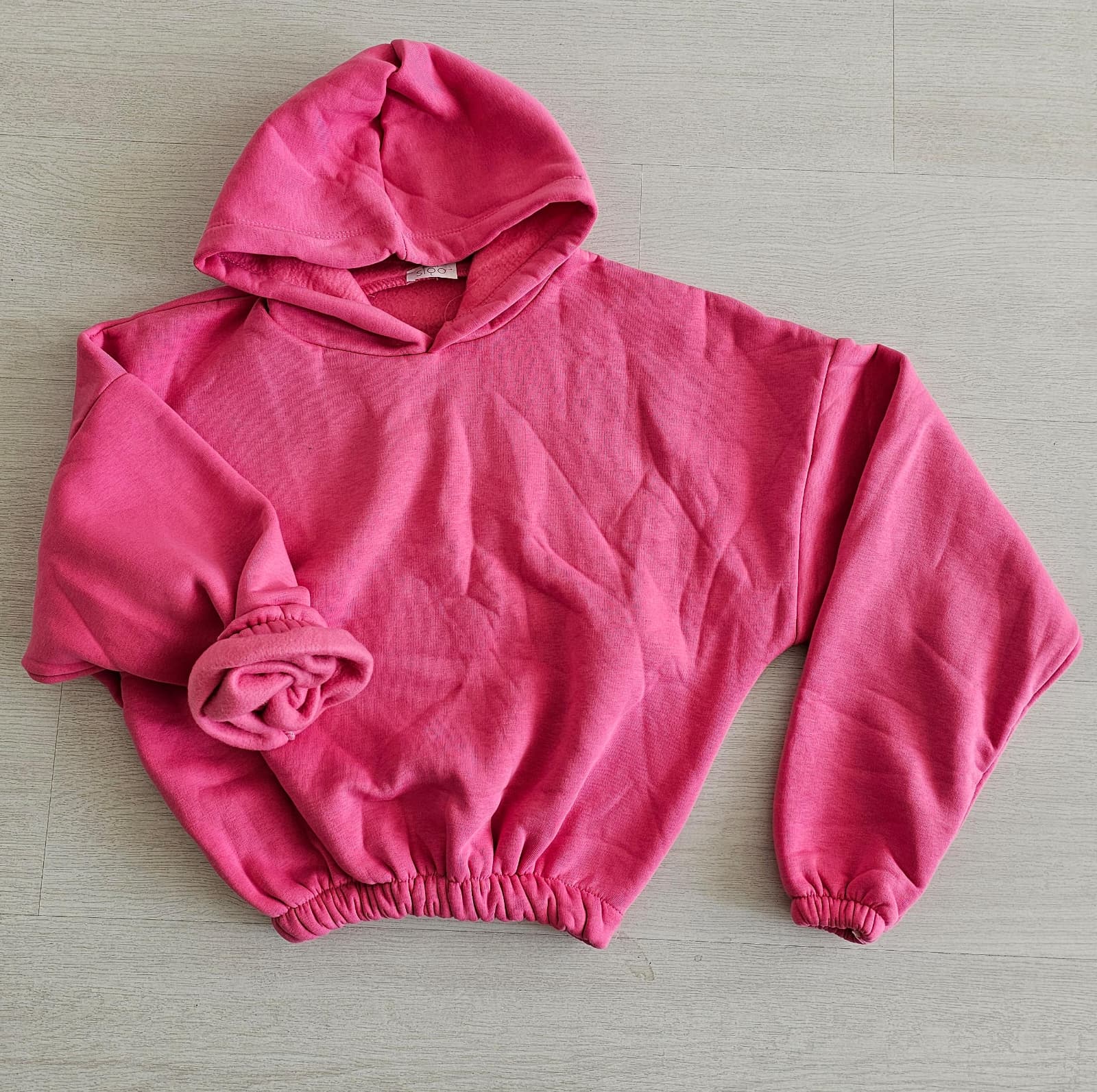 3 İp Şardonlu Sweatshirt - Pembe