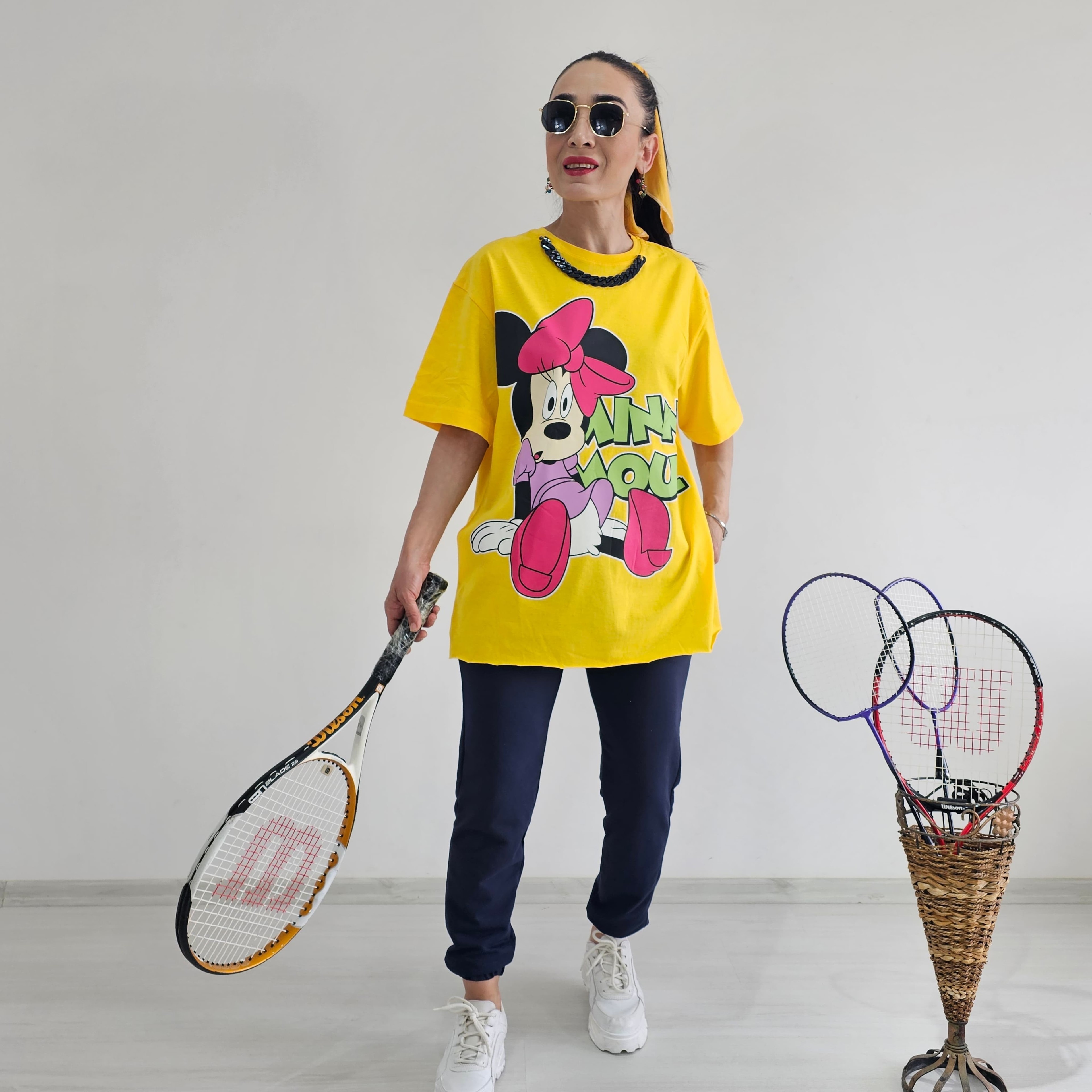 Kolye Detay Mickey Eşofman Takımı