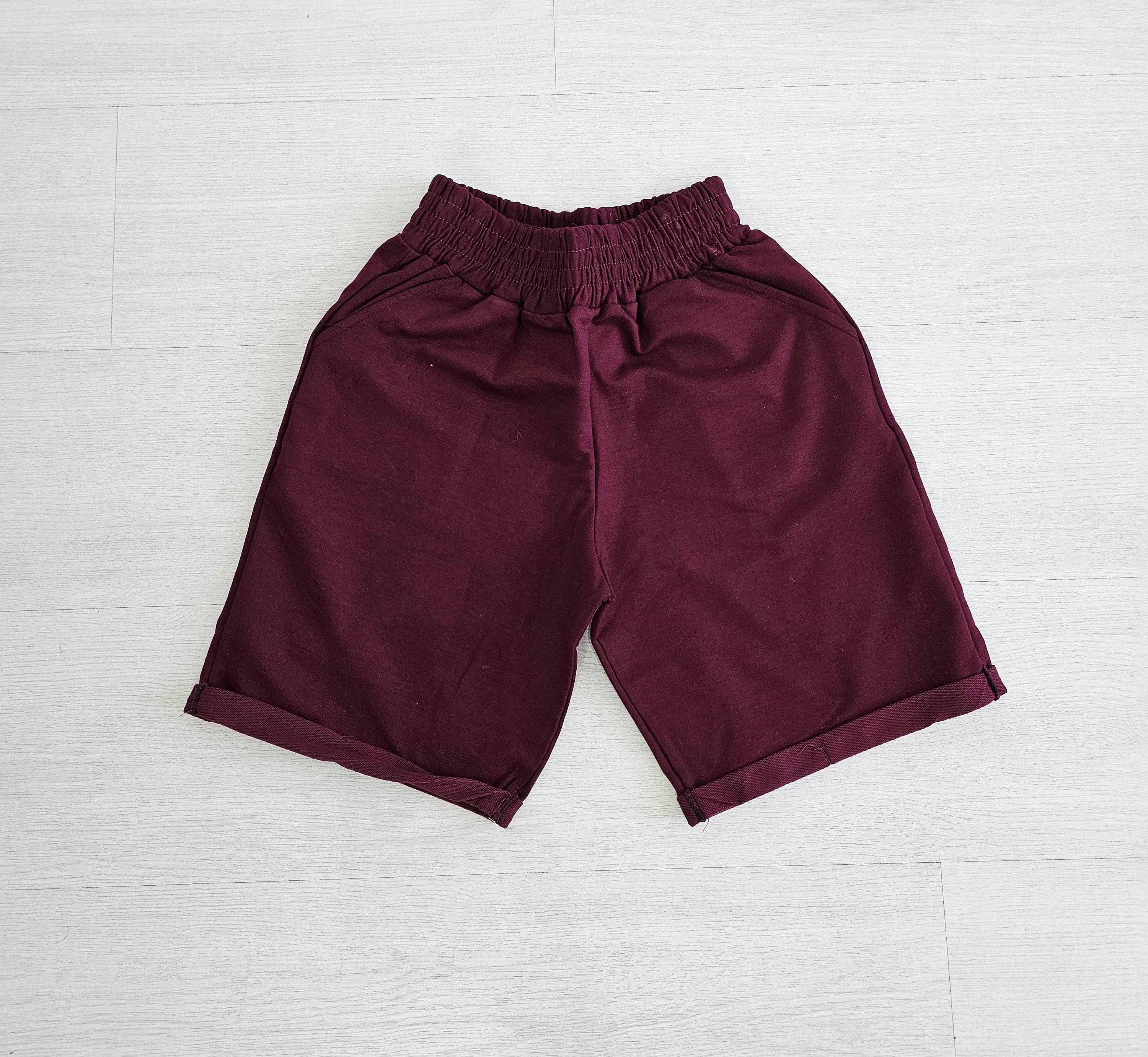 New Penye Şort - BORDO