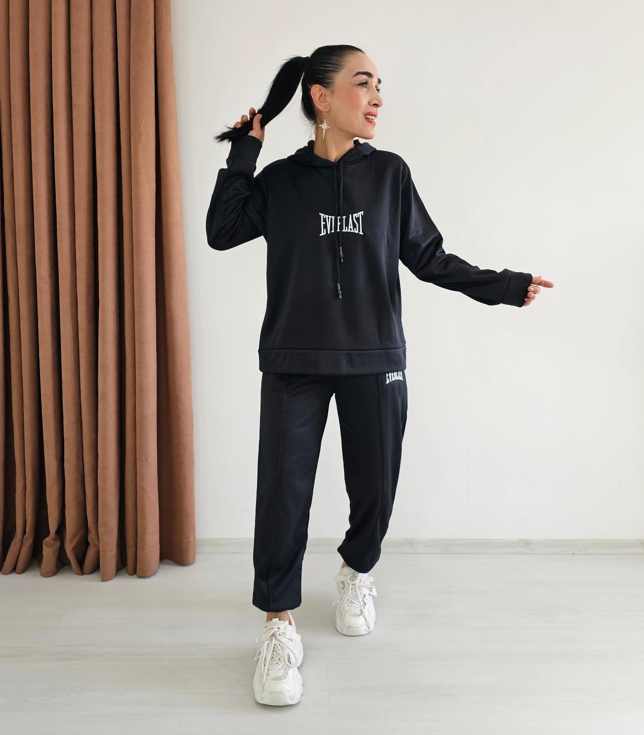 Everlast Baskı Scuba Eşofman Takımı - SİYAH
