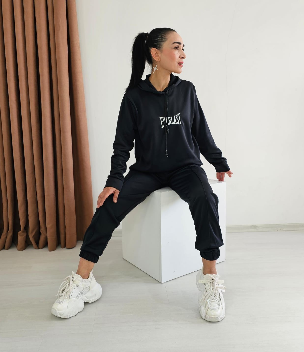Everlast Baskı Scuba Eşofman Takımı - SİYAH