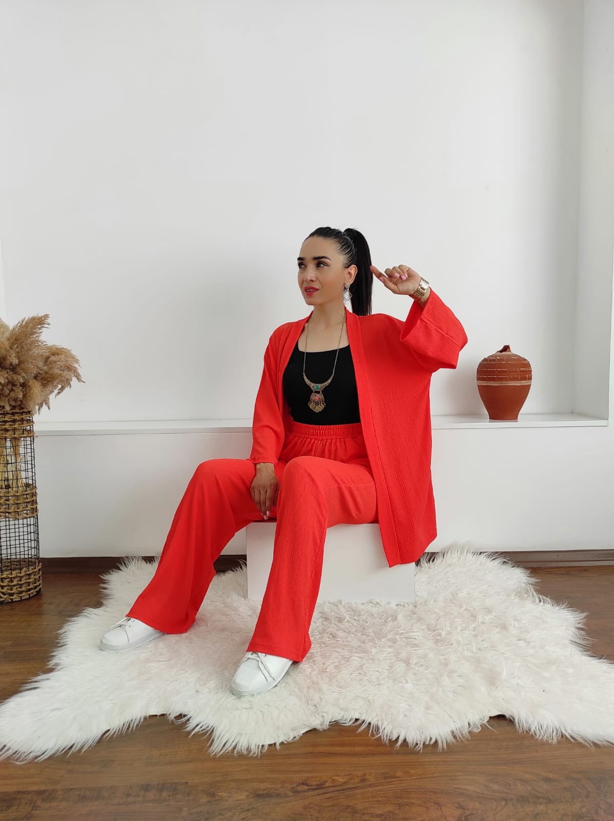 Sioo Geniş Paça Kimono Takımı