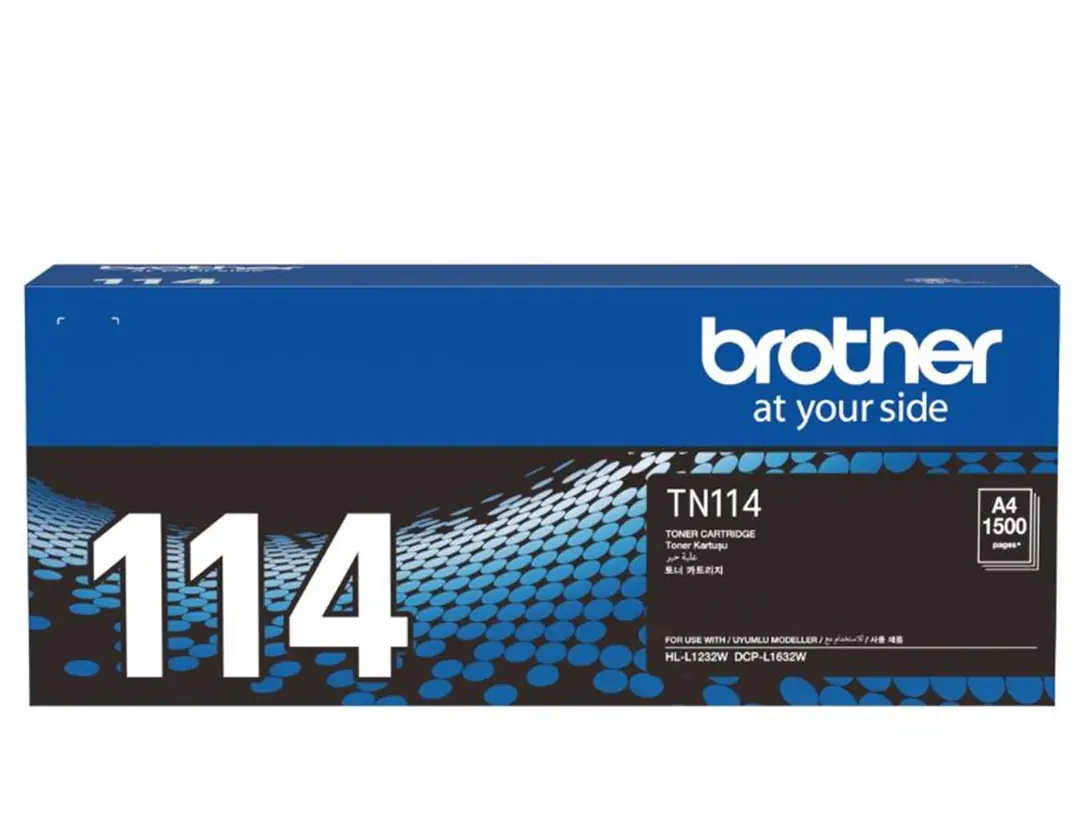 Brother TN-114 1.500 Sayfa Black Siyah Toner HL-L1232W DCP-L1632W