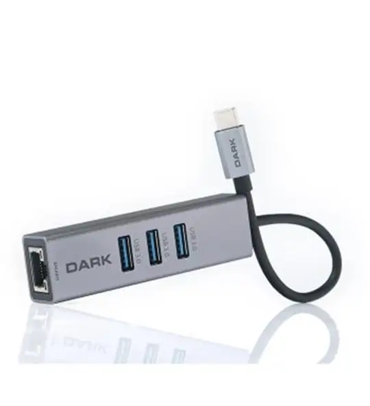 Dark DK-AC-U31X3GL USB3.1 Type-C - 3xUSB3.0HUB+ Gigabit Ethernet
