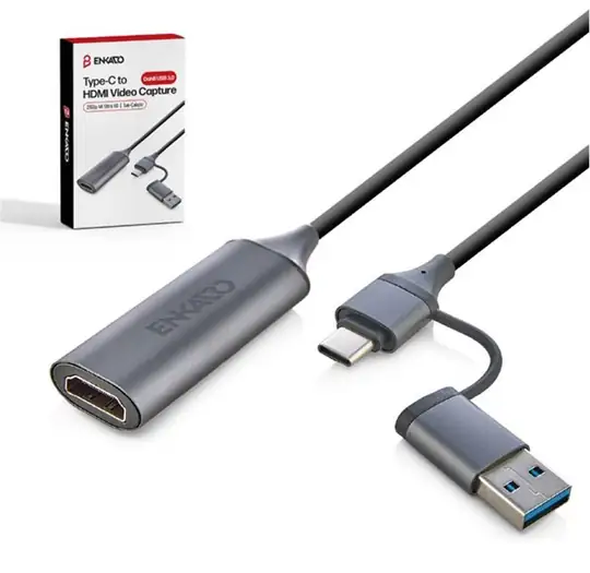 ENKADO EKD-TP46 TYPE-C+USB 3,0 TO HDMI VİDEO CAPTURE