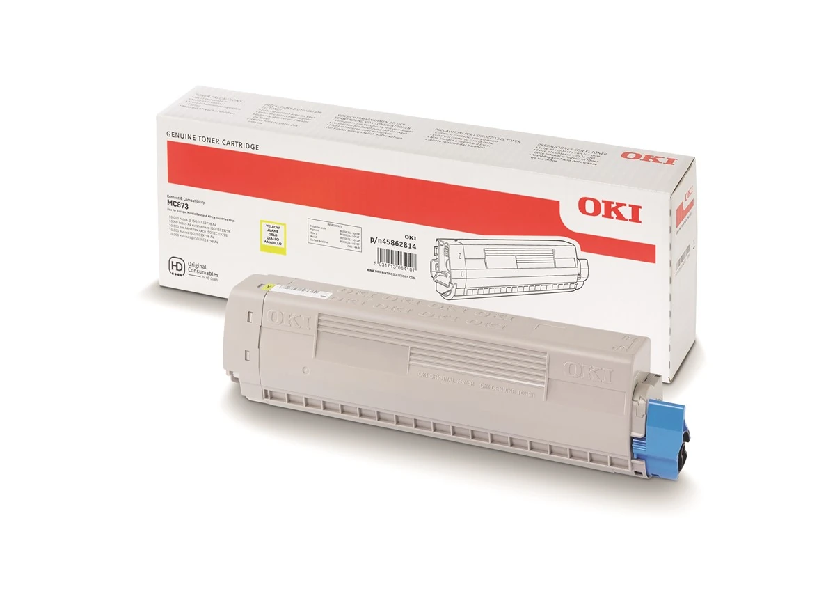 OKI 45862814 TONER-Y-MC873-10K-NEU