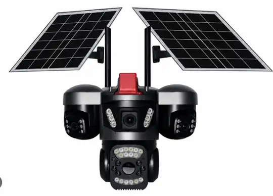 Apronx APX-WSP464 9Mp AOV 4G 2 Solar Panel Üç Kamera PTZ