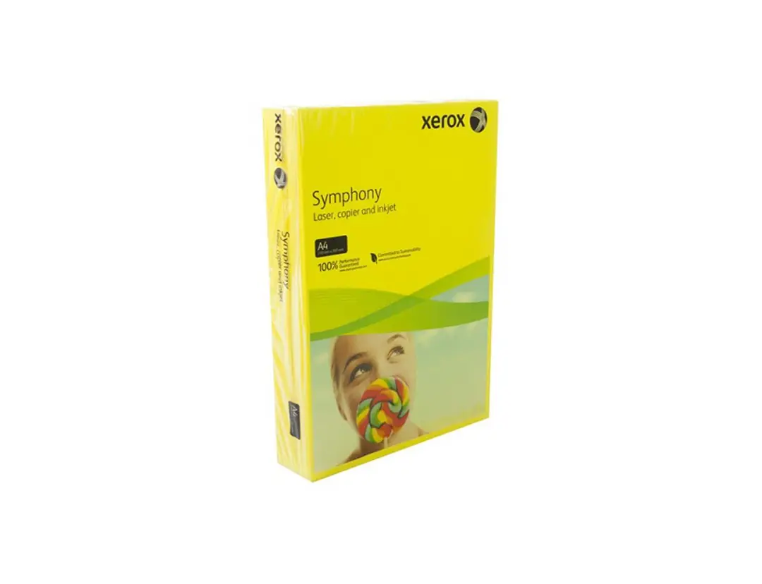 Xerox 3R93975 A4 Symphony Sarı 80gr (=AÇIK SARI)