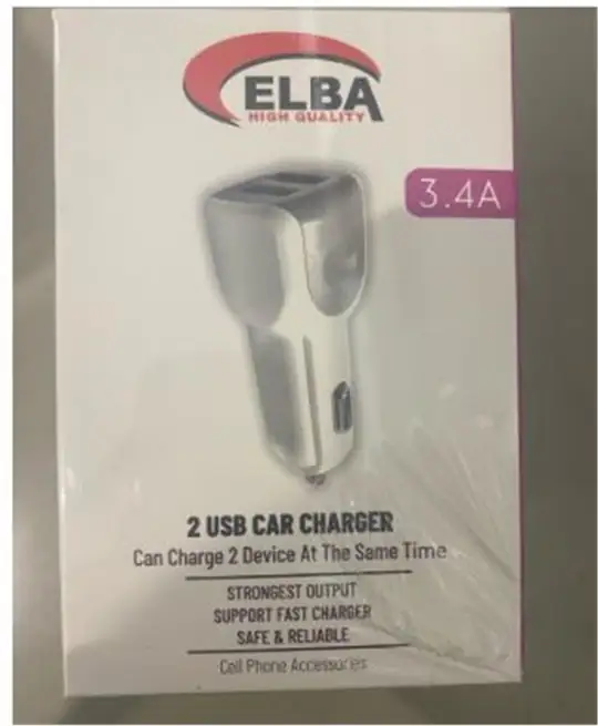 Elba ELB28-AR3P ELBA 3.4A  2USB ARAÇ BAŞLIK