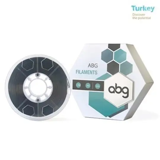 ABG PETG Hyper Siyah Filament 1.75mm 1kg