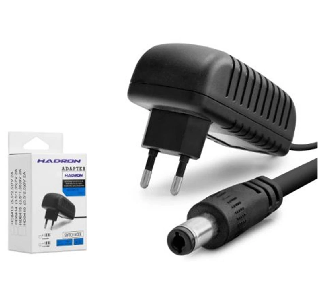 HADRON HD8416 Modem Router Adaptörü 18W 9V 2A 5.5x2.5 mm Siyah
