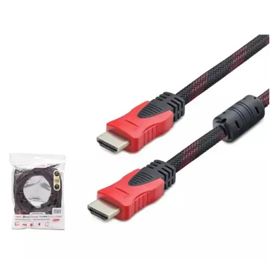 Hadron Hdx2017 10M   Hdmi Kablo Örgülü Siyah