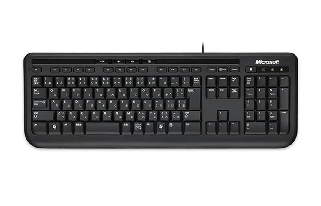 Microsoft Siyah Hebrew Layout Klavye (ANB-00015)
