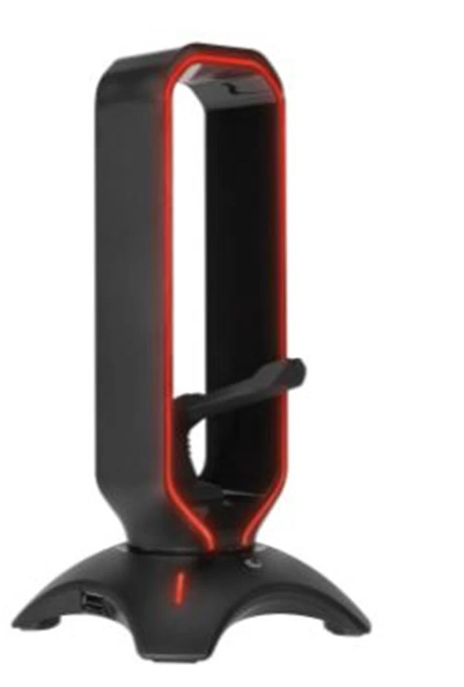 Rampage RM-H66 GUARD Siyah RGB Işıklı 2-Usb Port Kulaklık İçin Stand