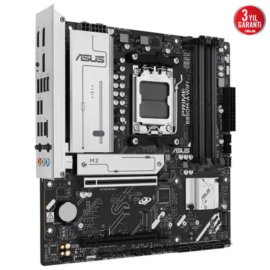 Asus Prime B850M-A WIFI 8000MHz (OC) DDR5 Soket AM5 M.2 HDMI DP mATX Anakart