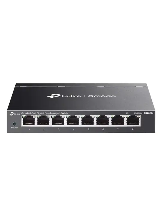 Omada TP-Link ES208G 8 Port 10-100-1000 Mbps Yönetilebilir Switch