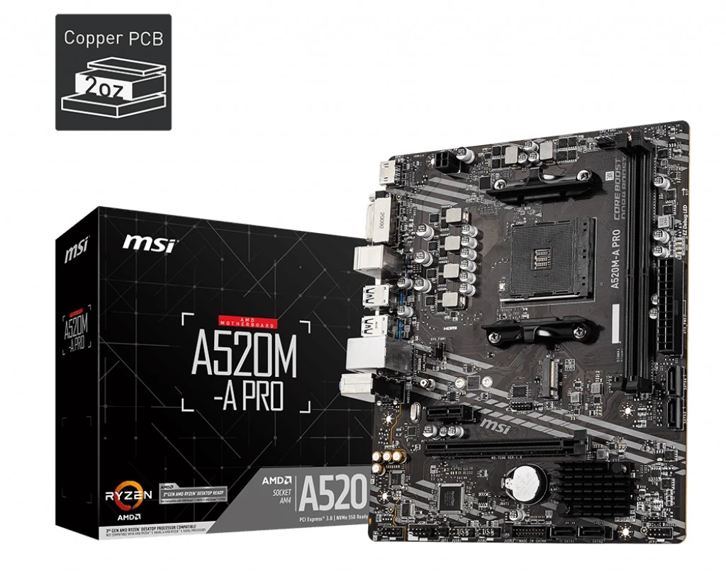 MSI MB A520M-A PRO