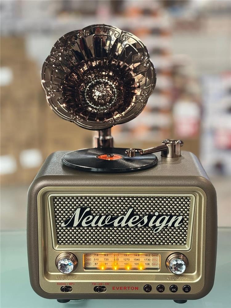 Everton Rt-609 Bluetooth Fm-Usb-Tf-Aux Şarjlı Nostaljik Radyo
