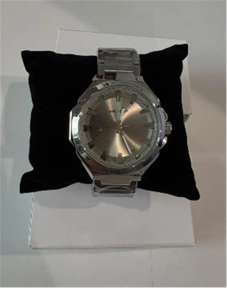 Swiss Plus Man Watch Basic Seri Model-9 ST3506AGS Max Plus Silver-Silver
