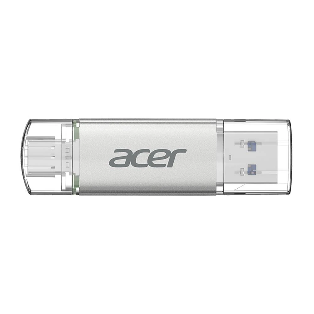 Acer 256GB USB 3.2 UT300-256GB USB-A+USB-C Çift Taraflı Metal Flash Bellek