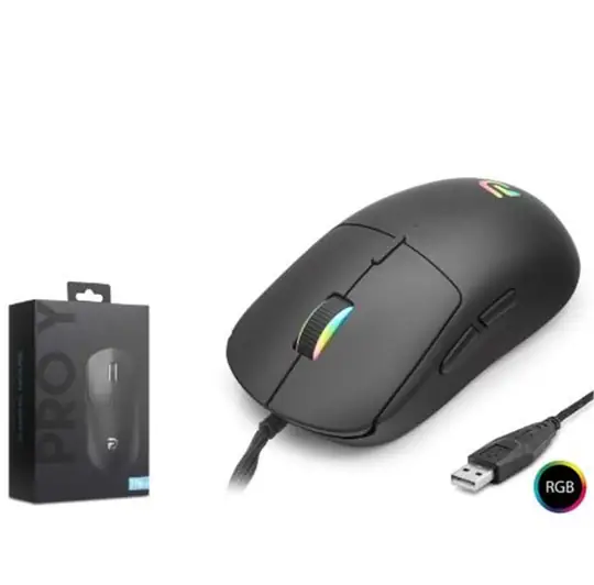 GOOD PRO G100B RGB Gaming Mouse 3200 DPI 6 Tuş Siyah