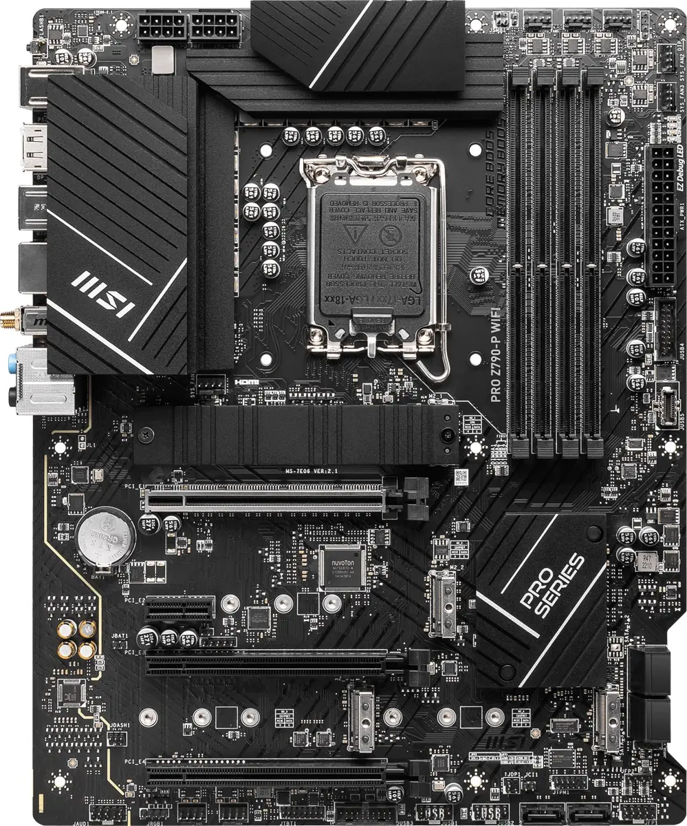 Msi Pro Z790-P Wifi 7000Mhz(Oc) Ddr5 Soket 1700 M.2 Hdmı Dp Atx Anakart