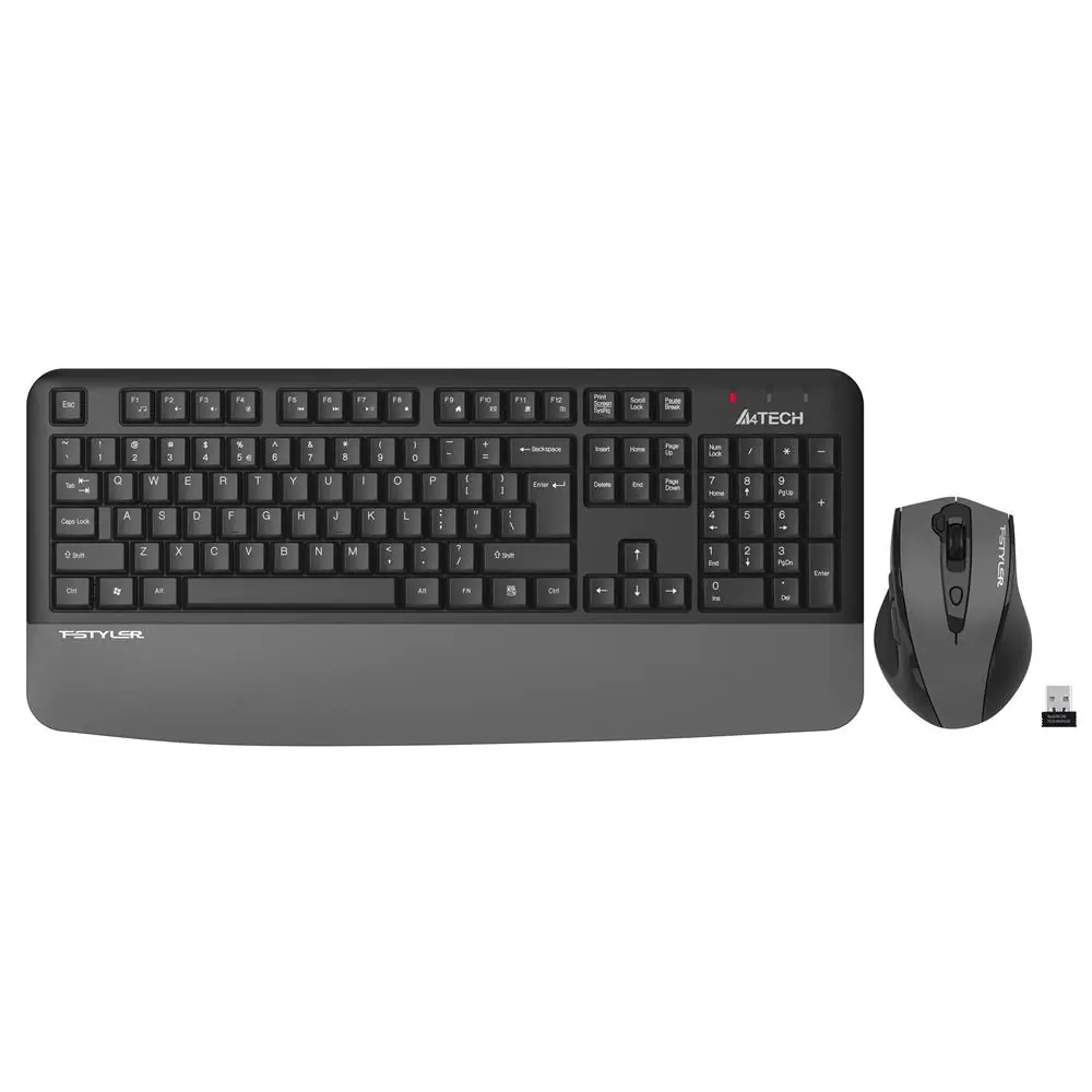A4 Tech FG2500S Gri Plus 2.4GHz FN-MM Türkçe Q 3200DPI Klavye & Mouse Set