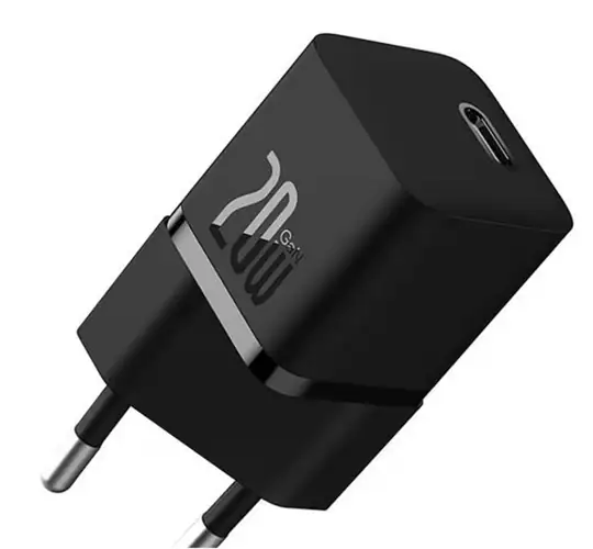 Baseus CCGN050101 GaN5 Series 20W PD Ultra Hızlı Type-C Şarj Aleti Mini Adaptör