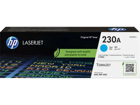 HP 230A Cyan Mavi 1.800 Sayfa Toner W2301A