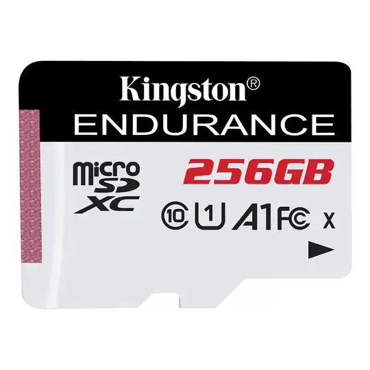 Kingston SDCE-256GB 256GB microSDXC Endurance 95R-45W C10 A1 UHS-I Card Only Hafıza Kartı