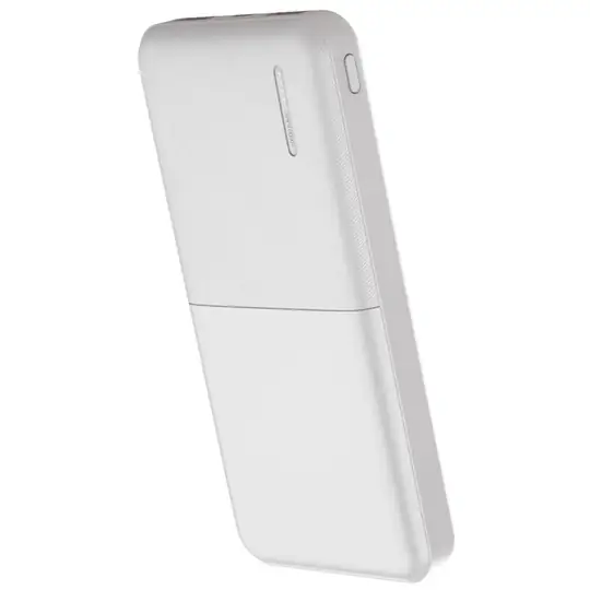 SnapMax SNP-3009 Beyaz 10.000 mah Powerbank 2x USB Çıkışlı 1 Type-C ve 1 Micro Girişli