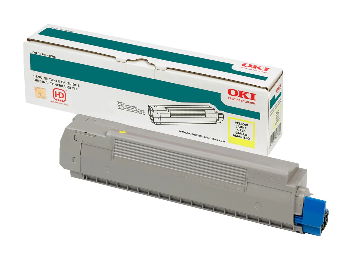 OKI 45396301 MC760/70/80 YELLOW TONER 6K