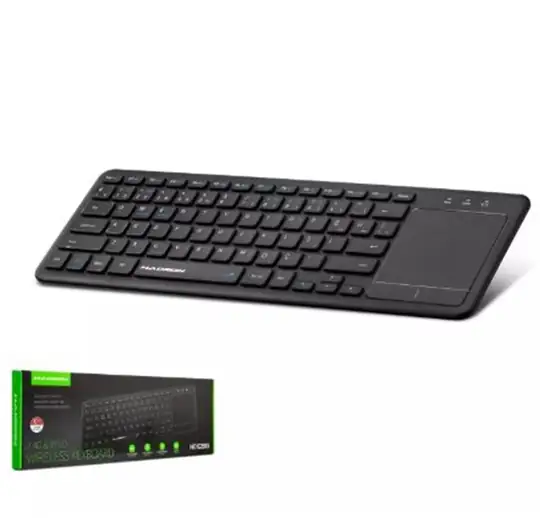HADRON HDX2505 BLUETOOTH + WIRELESS KLAVYE + TOUCH PAD Q SİYAH