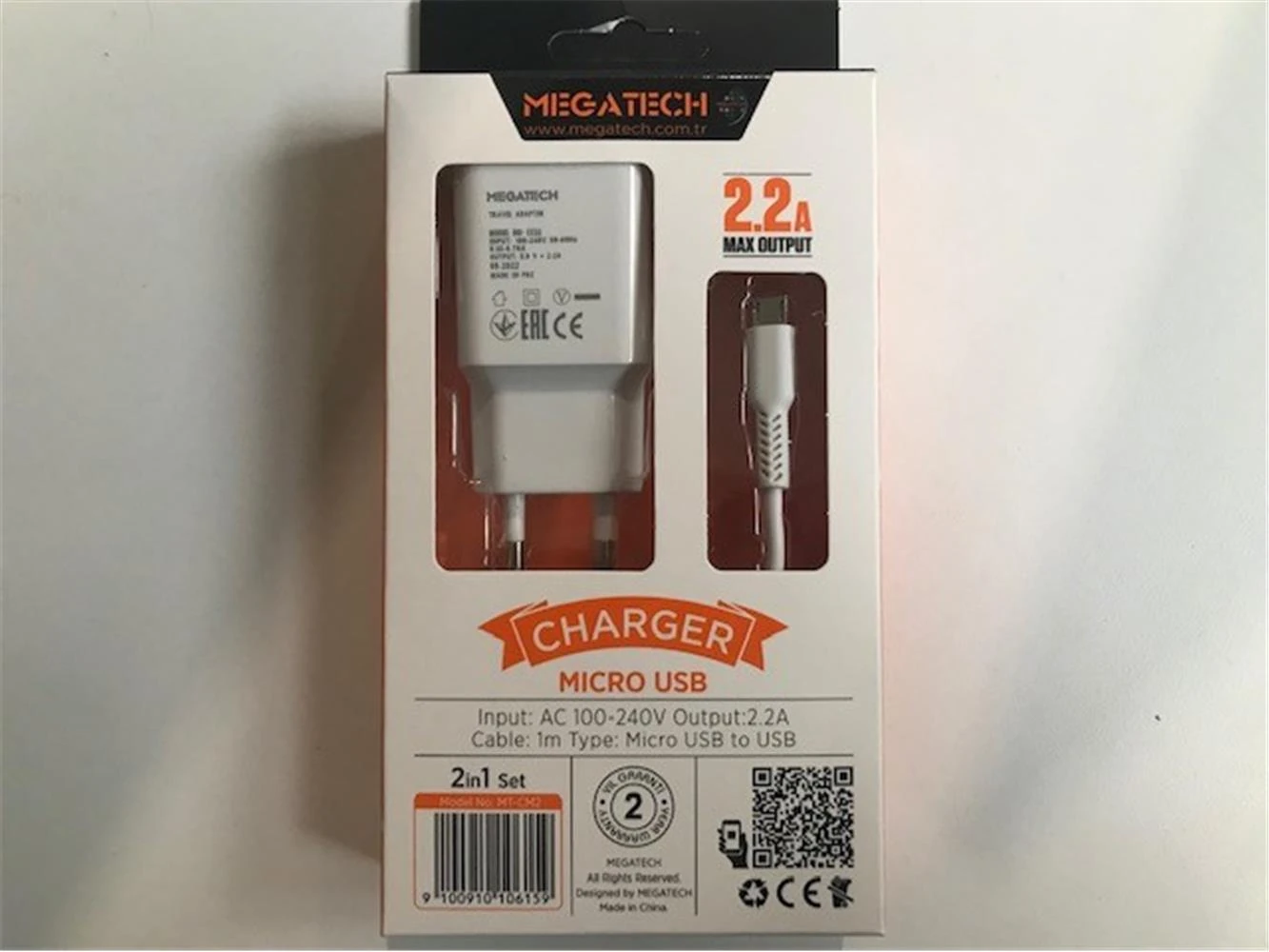 Megatech Eco 2100 Micro Şarj Aleti (CC01)