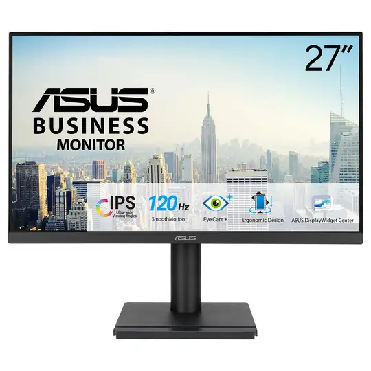 Asus 27" VA279QGS 120Hz 1ms Full HD Adaptive Sync IPS Kurumsal Pivot Monitör