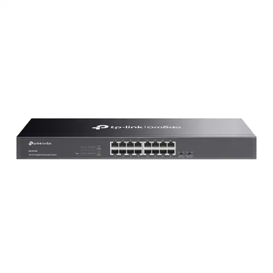 Omada Tp-Link DS1016G 16 Port 10-100-1000 Mbps Switch Çelik Kasa Rack Mount
